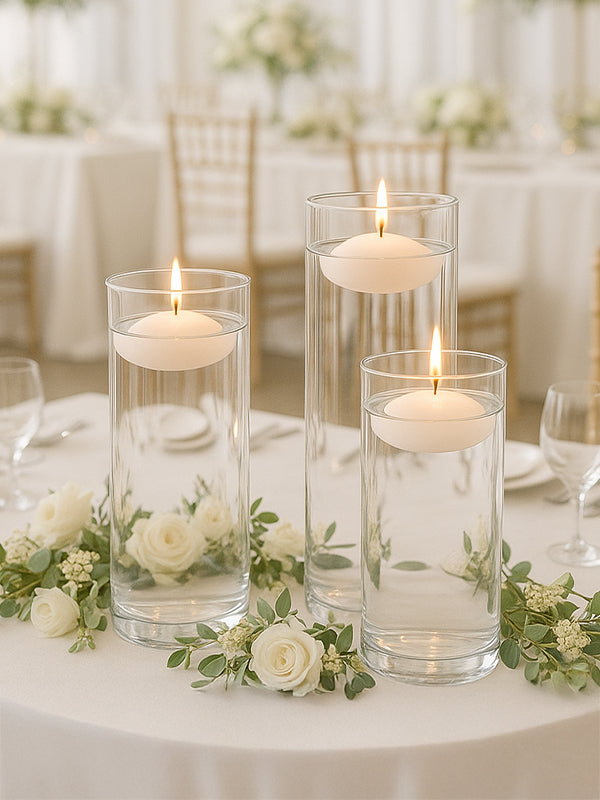White 3” Floating Candles