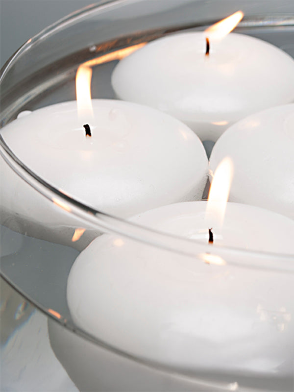 White 3” Floating Candles