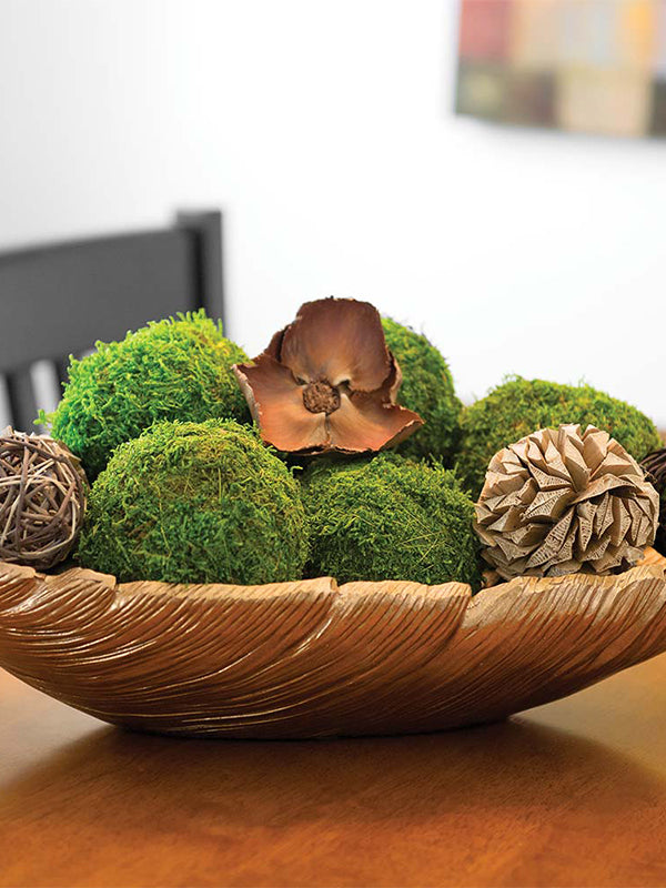 4 inch Moss Balls in home decor