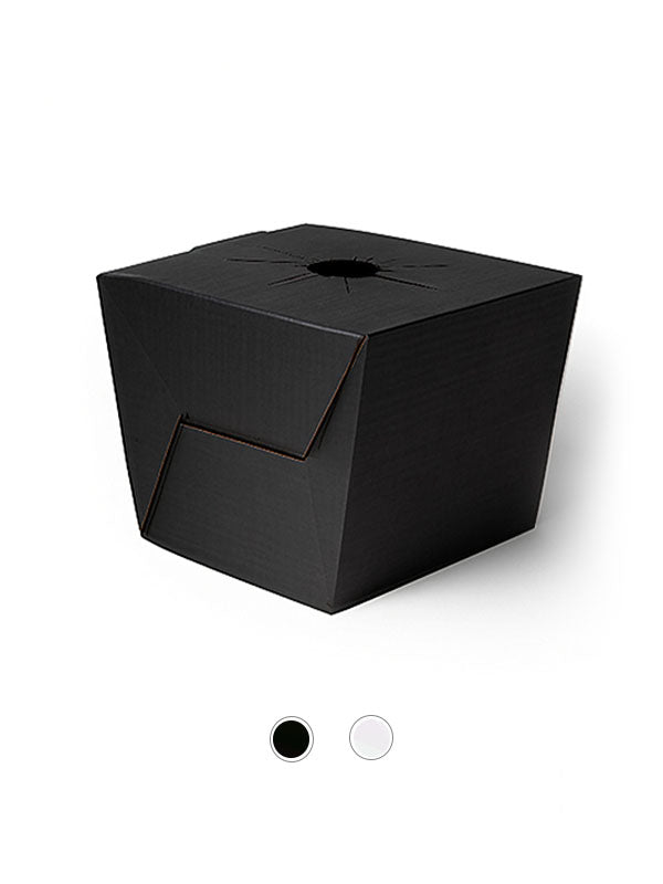 Jetwrap Rose Vase Box #611 in black