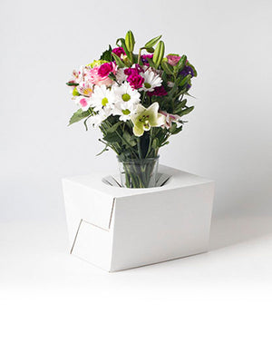 Jetwrap Centerpiece Box with flowers