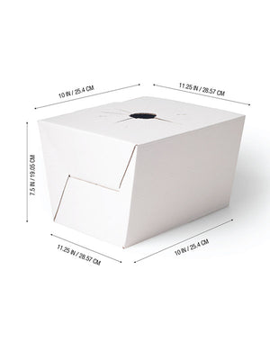 Jetwrap Centerpiece Box with measurements