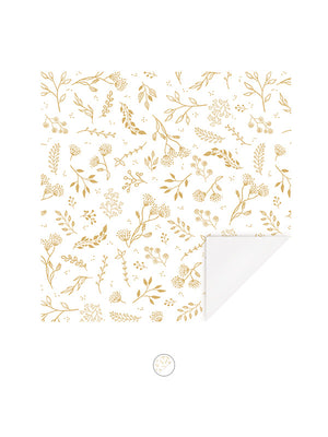 White Botanical Sheet