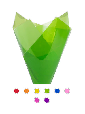 Candy Prefold Flower Wrapping in Green