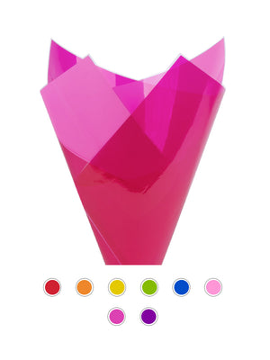 Candy Prefold Flower Wrapping in Hot Pink