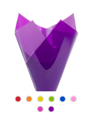 Candy Prefold Flower Wrapping in Purple