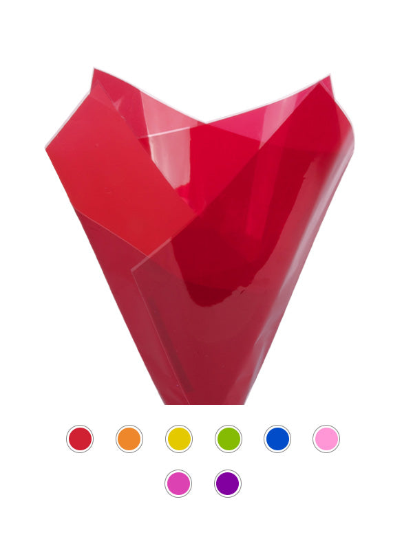 Candy Prefold Flower Wrapping in Red