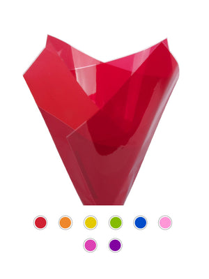 Candy Prefold Flower Wrapping in Red