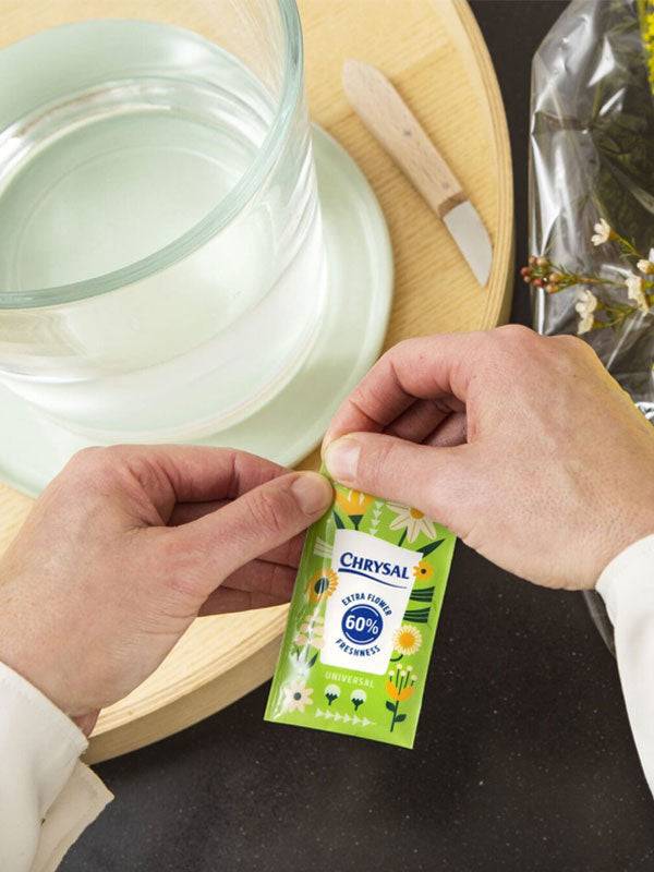 chrysal flower food for potted plants Chrysal Clear Universal Flower Food 200 Packets