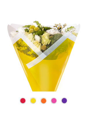 Compass Flower Sleeve in Yellow with flowers