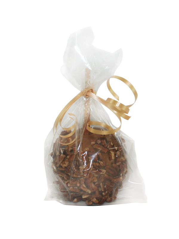 Food Bag with chocolate covered apple inside