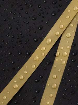 Madonna Wrap in black with water droplets