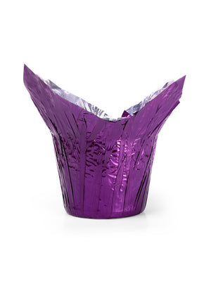 Metallic Purple Pot Cover