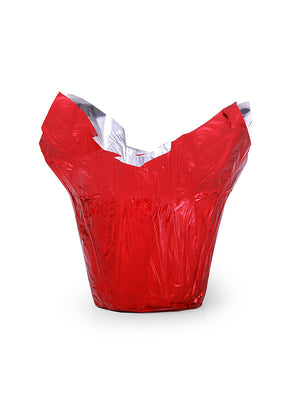 Red Metallic Pot Cover