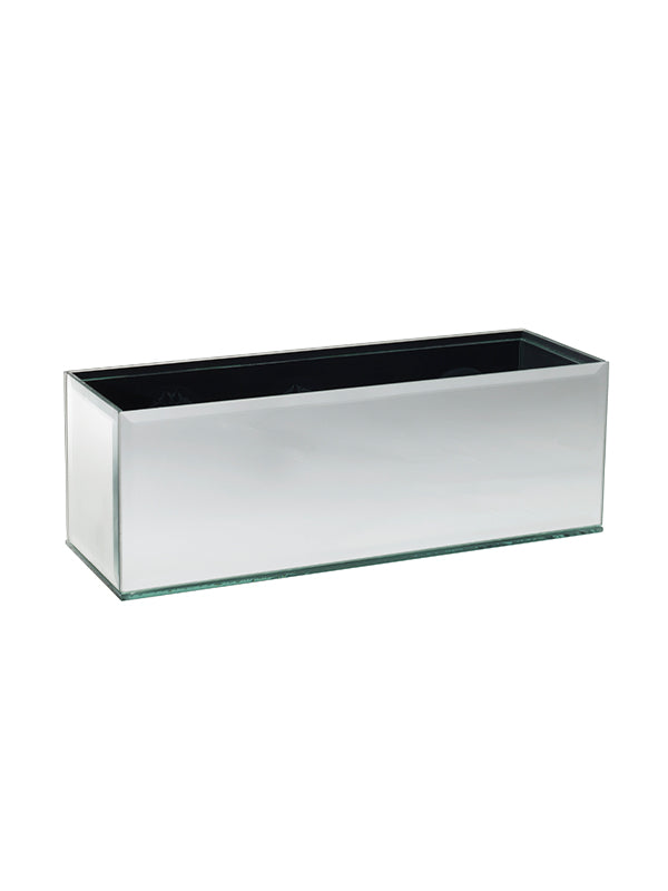Mirrored Rectangular Vase