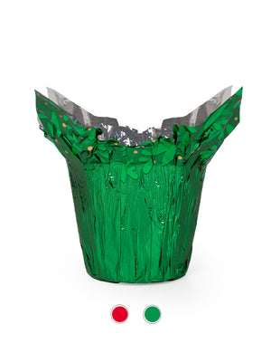 6 inch plant pot covers North Pole Magic Pot Covers – 90% Post-Consumer Recycled MOPP (100 Pac – The Florist Supply Shop