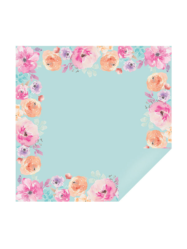 Rosina Floral Wrapping Paper Sheet