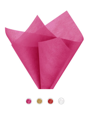 Hot pink tissue paper