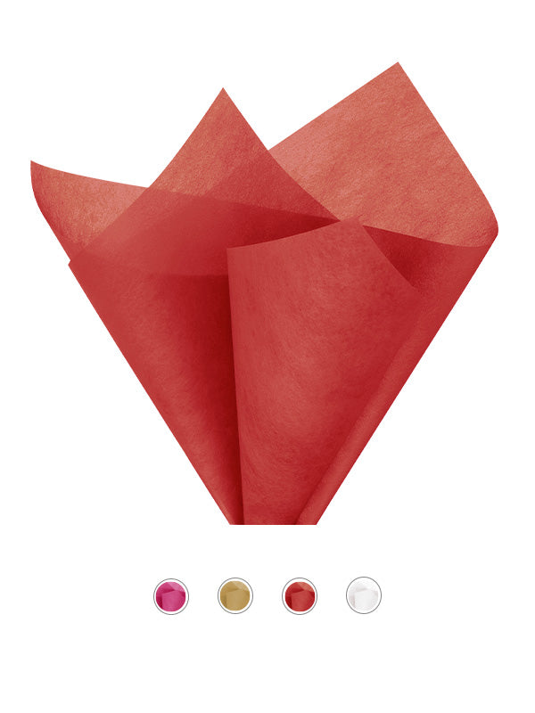 Red tissue paper