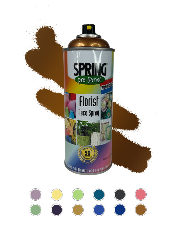 Floral Spray Paint in Antique Gold