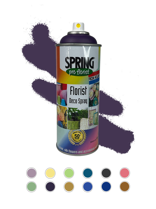 Floral Spray Paint in Regal Purple