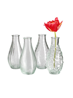 Textured Bud Vase Set