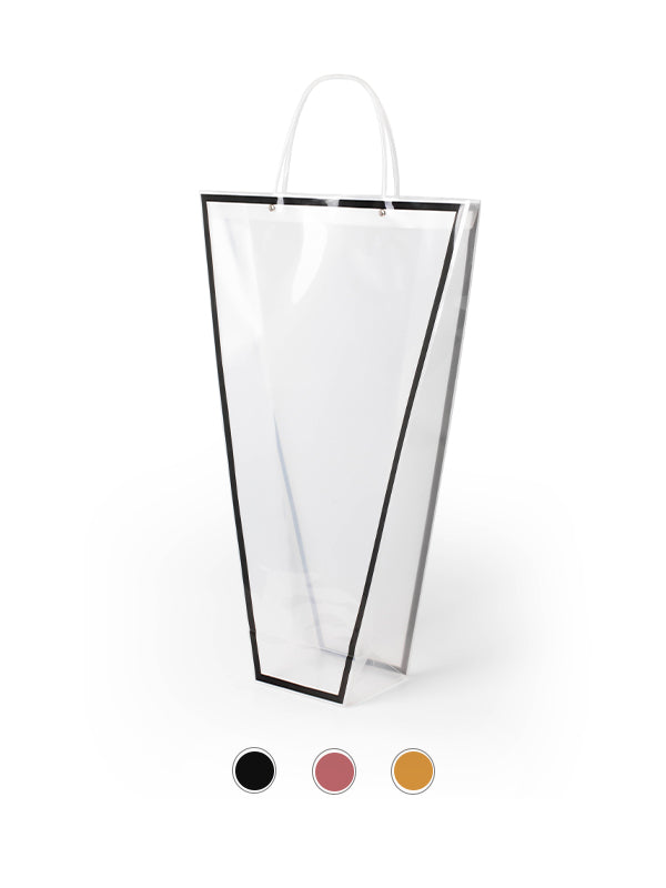 Tuxedo Vase Bag – Stylish, Water-Resistant Floral Delivery Carrier (20 Pack)