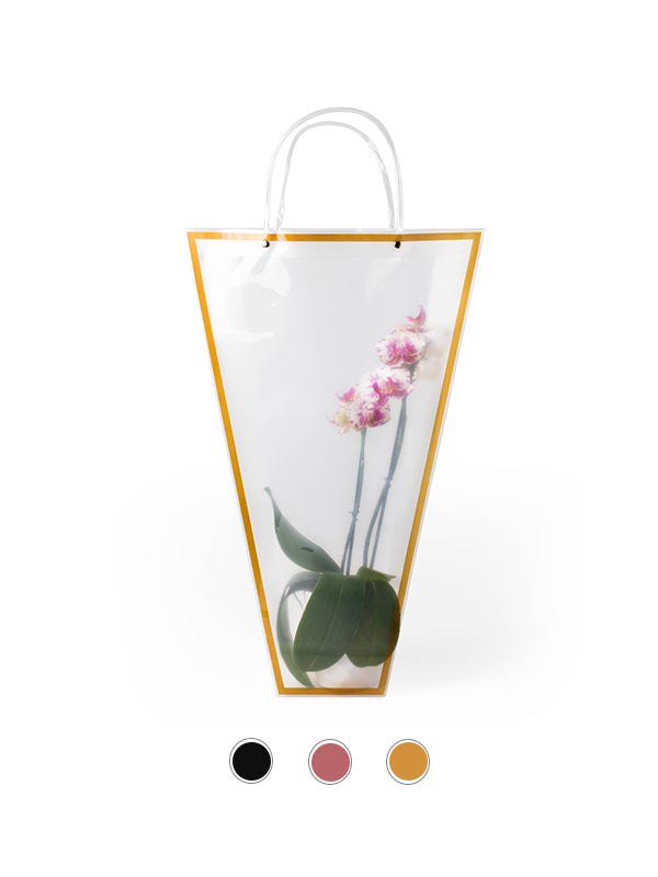 Tuxedo Vase Bag – Stylish, Water-Resistant Floral Delivery Carrier (20 Pack)