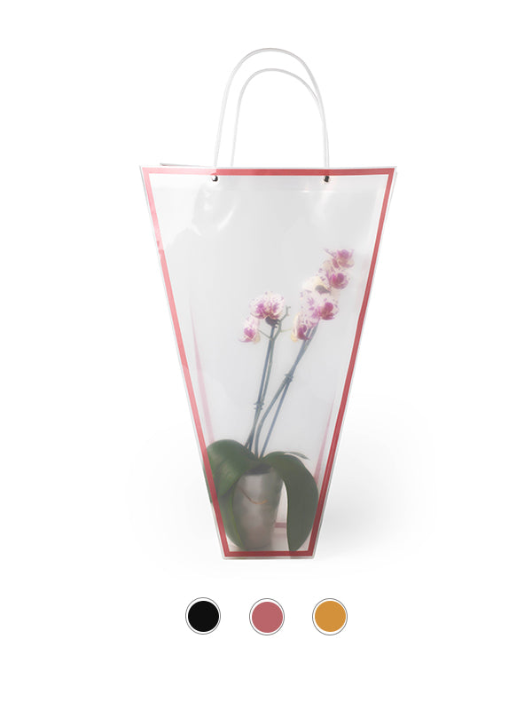 Tuxedo Vase Bag – Stylish, Water-Resistant Floral Delivery Carrier (20 Pack)