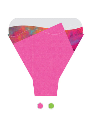Vibe Flower Sleeve in Pink