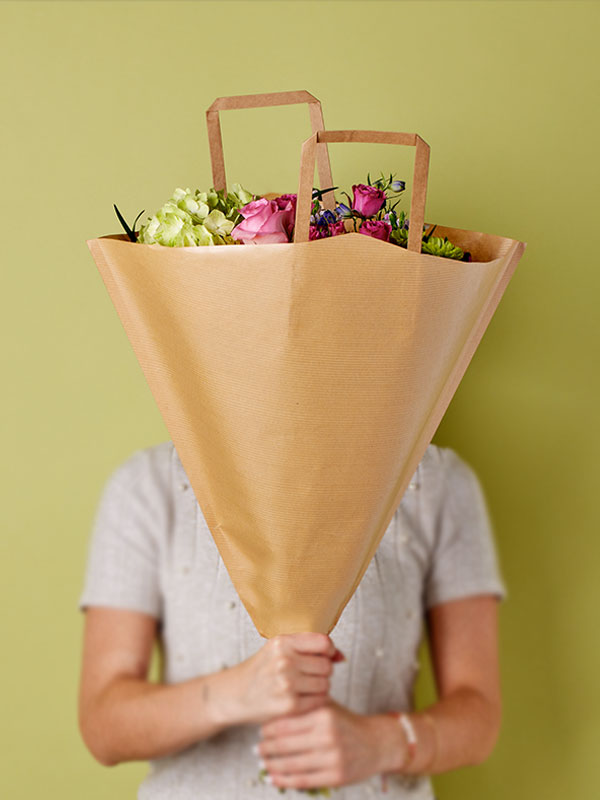 Kraft Paper Bouquet Sleeves, Kraft Paper Plant Sleeves