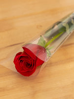 Cellophane Single Rose Sleeve (Clear) 1x21.5x4.75 (50 Pack)